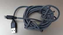 Fabrycznie nowy kabel lighting do Iphone 3 m długości wysyłka tanio