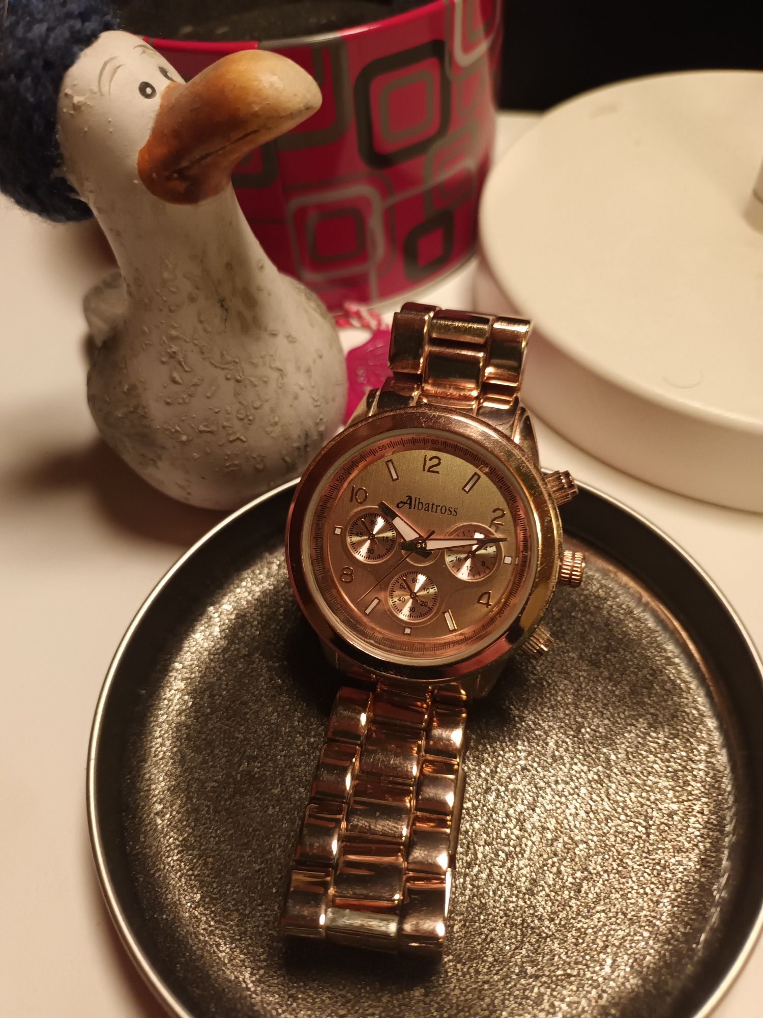 Zegarek damski Albatross różowe złoto
