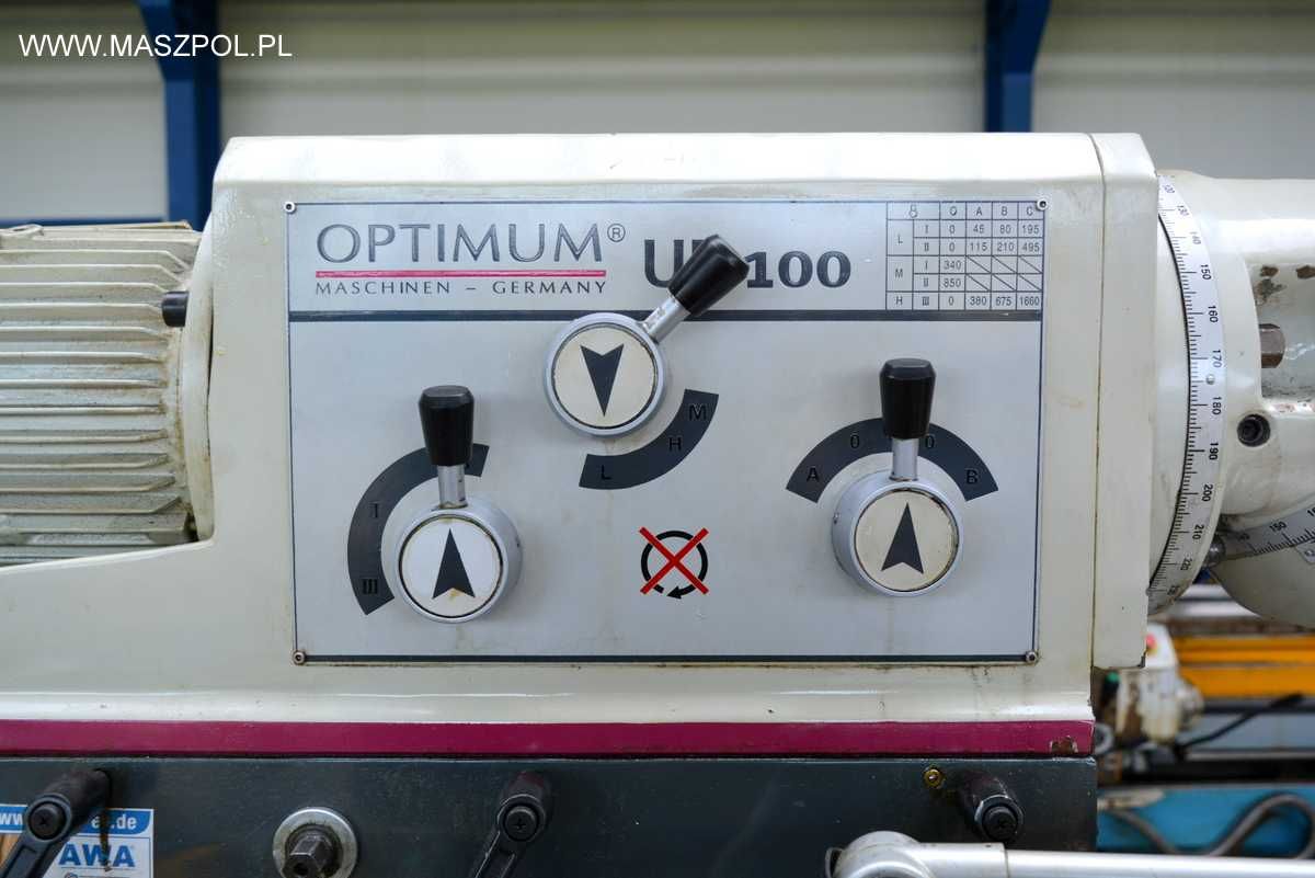 Frezarka Optimum - OPTI UF 100 - ODCZYTY - SUPER STAN - FILM