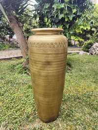 Vaso de Barro Dourado