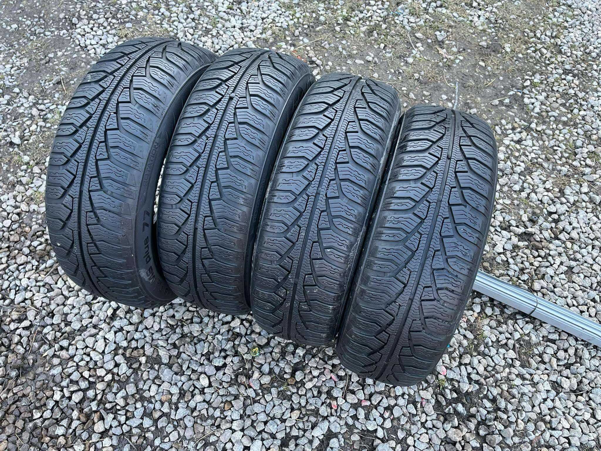Opony 195/65R15 Uniroyal MS Plus 77 Zima 4sztuki 7,47mm bieżnika