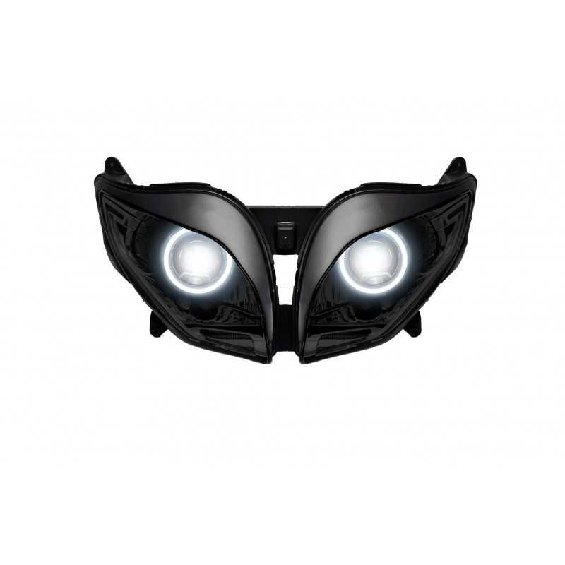 Przerobiony reflektor BI-LED + ring - Yamaha FJR1300 (13-15)