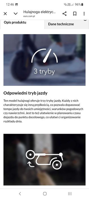 Hulajnoga elektryczna NINEBOT KICKSCOOTER C2 pro