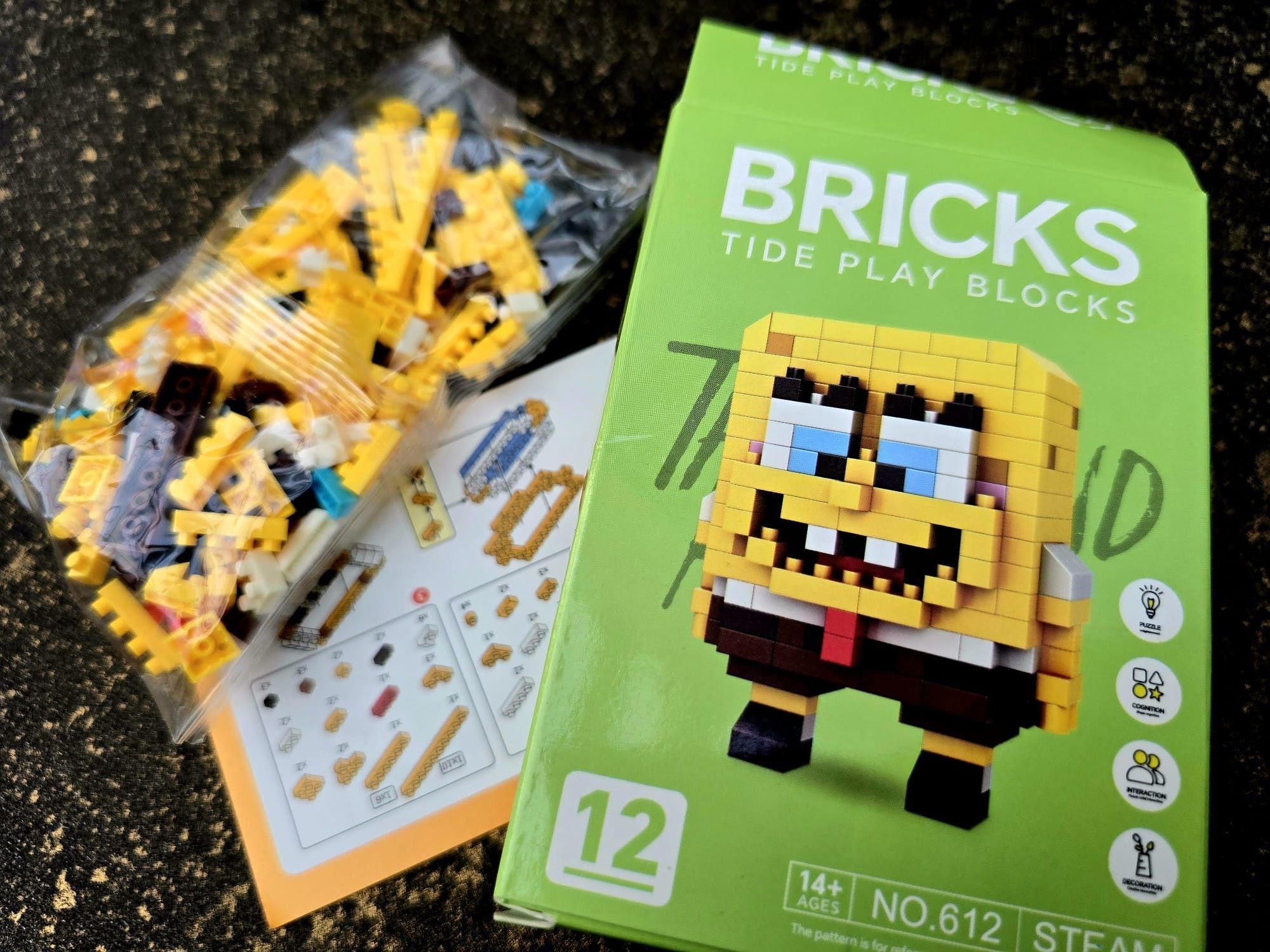 Nowe super klocki dla dzieci Spongebob figurka - zabawki