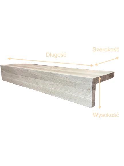 Schody, Stopnie, Trepy, Parapet, Klejonka, Zabiegowe, Dębowe, WYSYŁKA