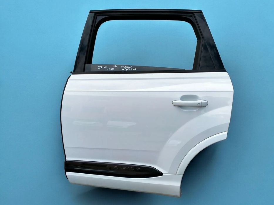 Audi Q7 4M S-Line / LS9R / Drzwi Tył Lewy Tylne Lewe / ORYGINAŁ do założenia !