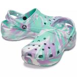 Сабо крокс Crocs Platform Marbled Tie Dye, 39