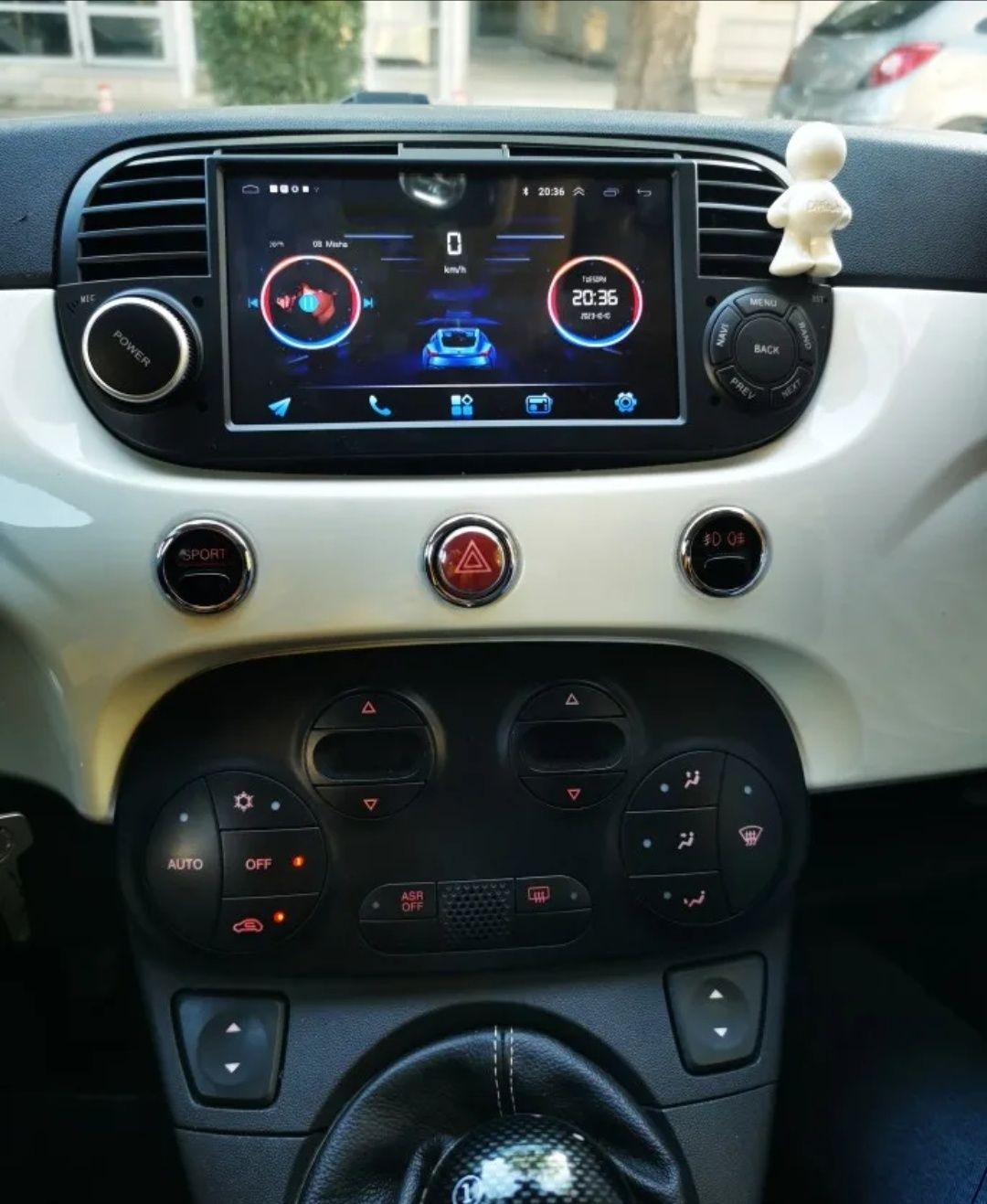 Radio 2 DIN Android Fiat 500  + Carplay + GPS + 2 GB RAM + 32 GB ROM