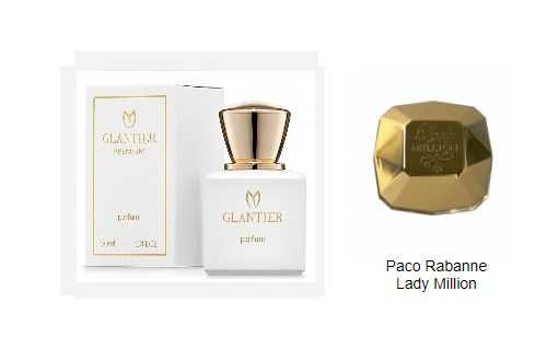 Perfum Glantier Premium 50ml 22% 415 insp. Paco Rabanne Lady Million