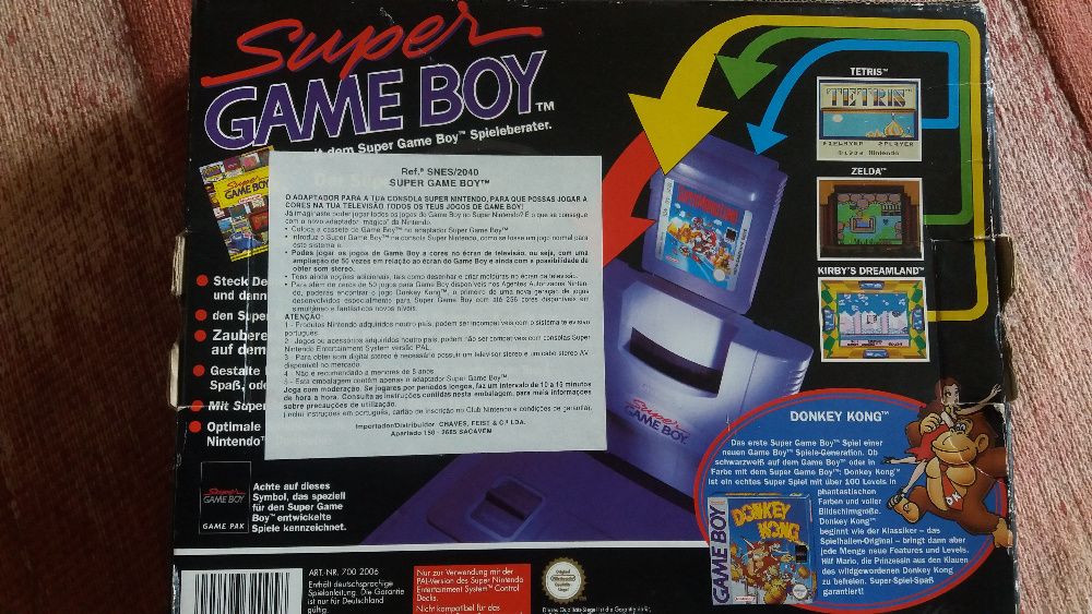 Super game boy - gameboy para snes + conversor NTSC - PAL