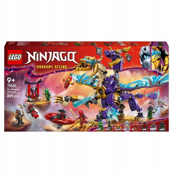Nowe Klocki LEGO NINJAGO Arcysmok skupienia 71836 - Sklep!