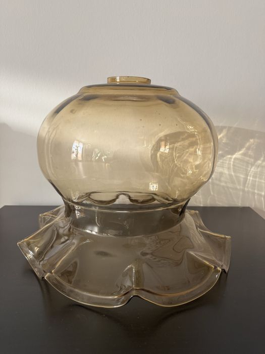 Плафон скляний б/в коричневий колір