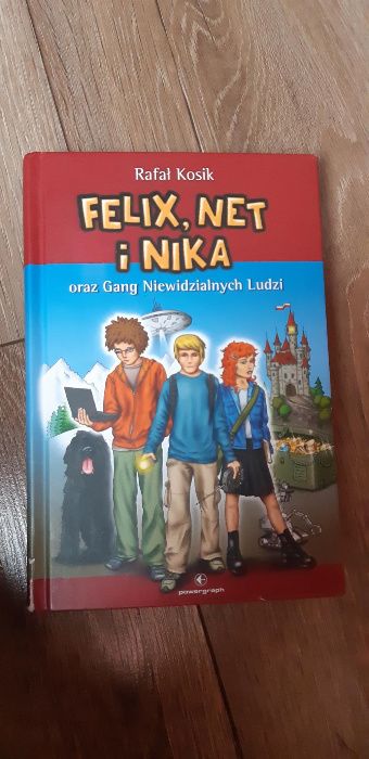 Lektura szkolna Felix Net i Nika oraz Gang Niewidzialnych Ludzi 25zł!!