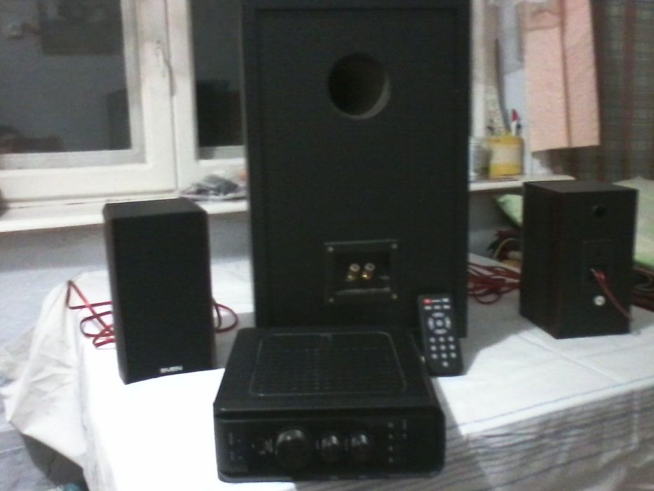 Активная акустика, Колонки, с Bluetooth, Sven MS-3000(форма 2.1).