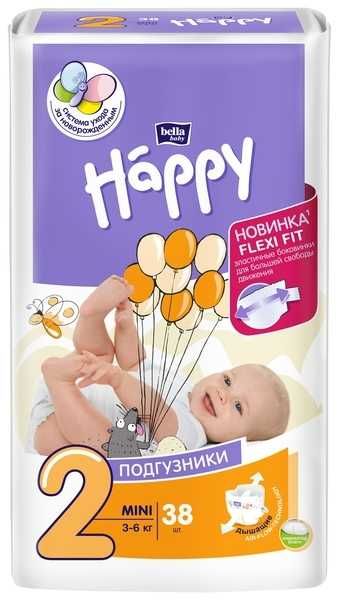 Підгузки дитячі Happy Bella Baby mini