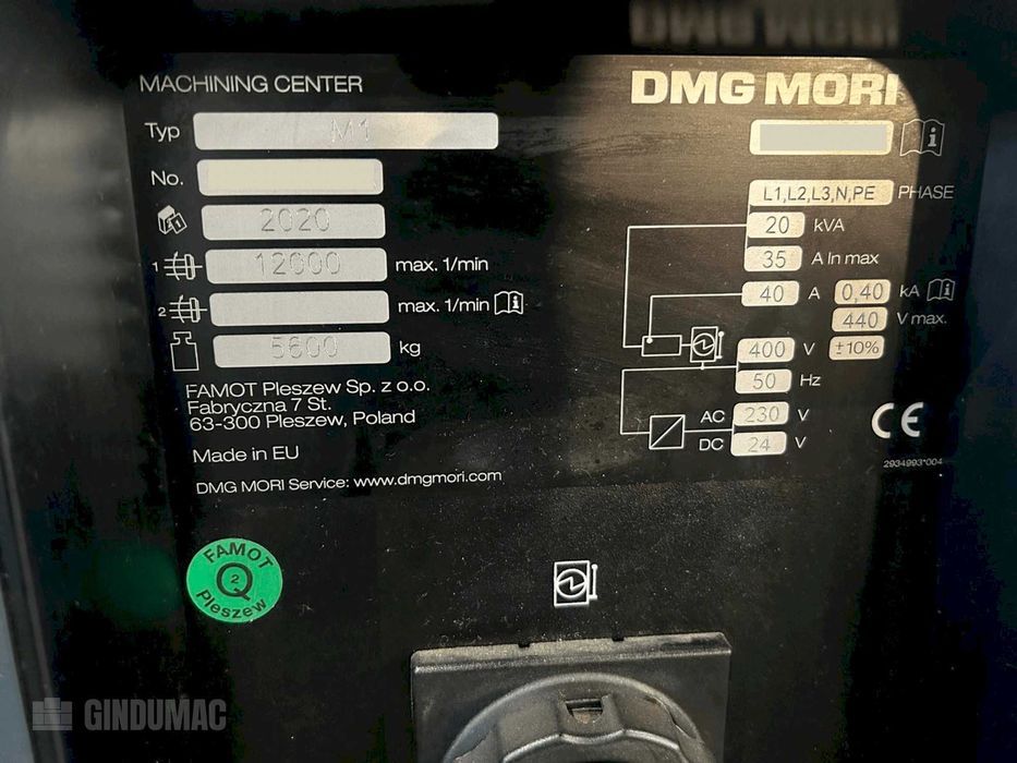 Centrum obróbcze DMG MORI M1 PRO