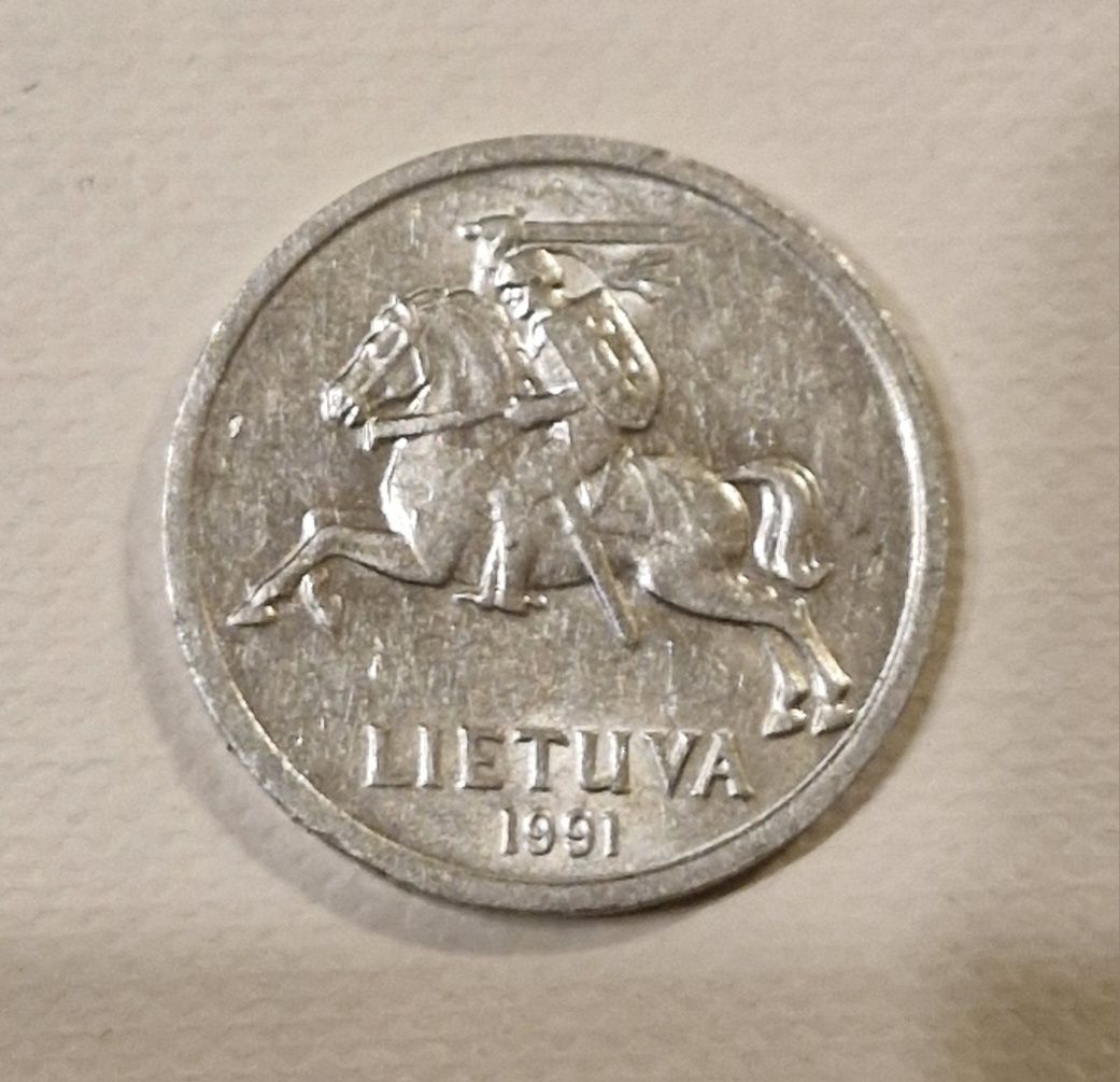 Moneta 1 centas Litwa