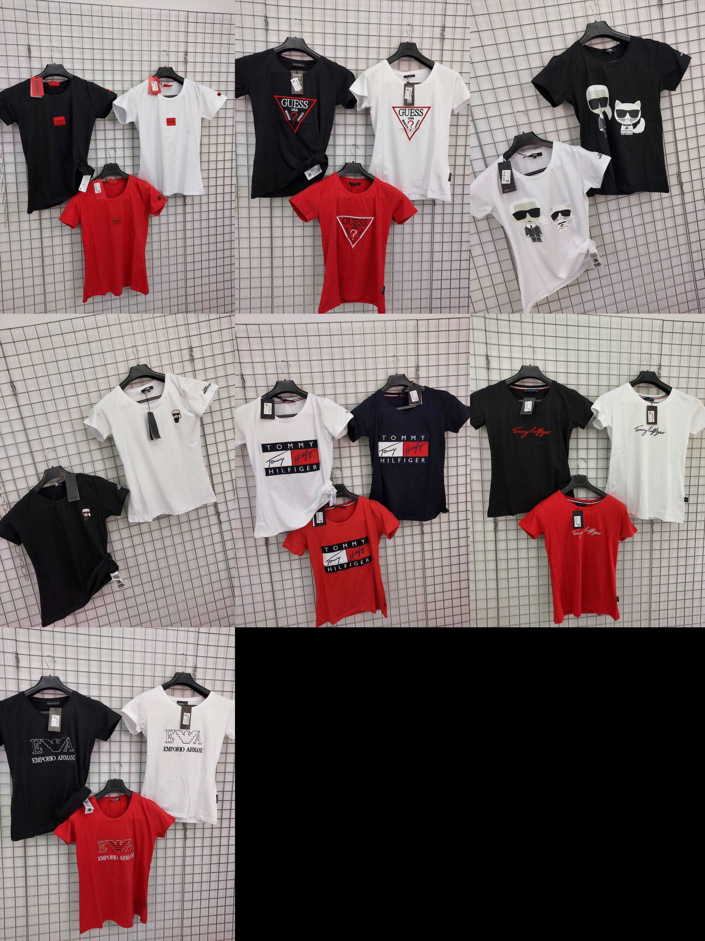 Koszulka Shirt koszulki guess armani damskie Premium S-XXL