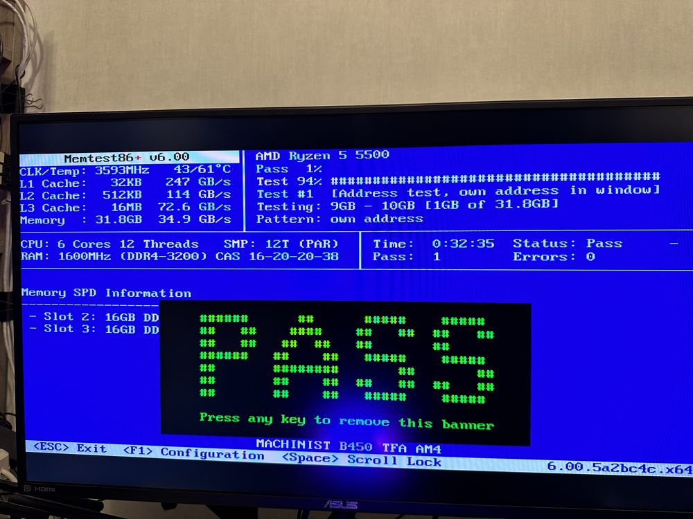 32Gb 3200Мгц 2х 16Gb DDR4 ХМР біла оперативна