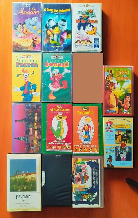 Lote de VHS conjunto 12