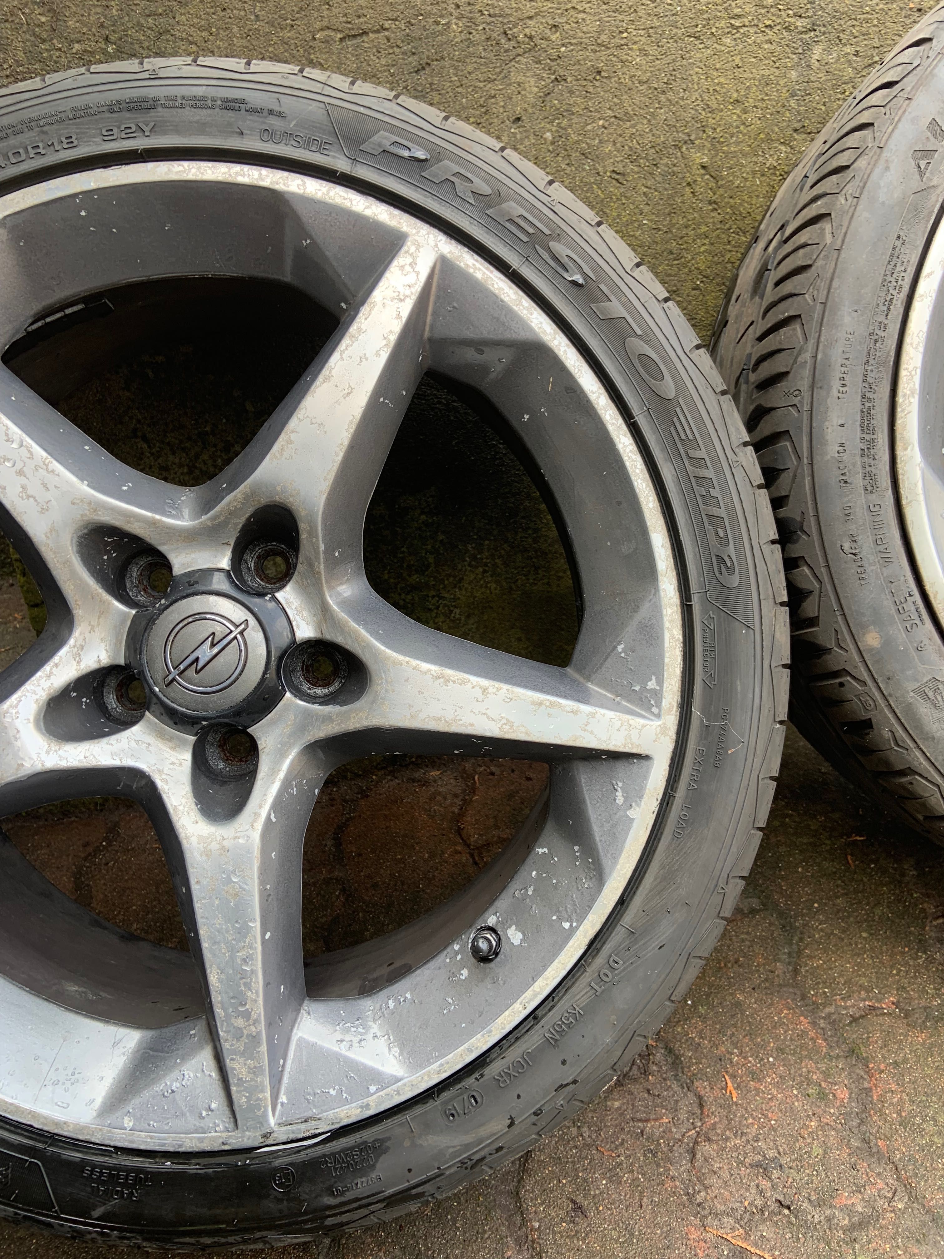 Felgi aluminiowe Opel OPC 18”/5x110 Pasują do Opel Astra,Vectra,Zafira