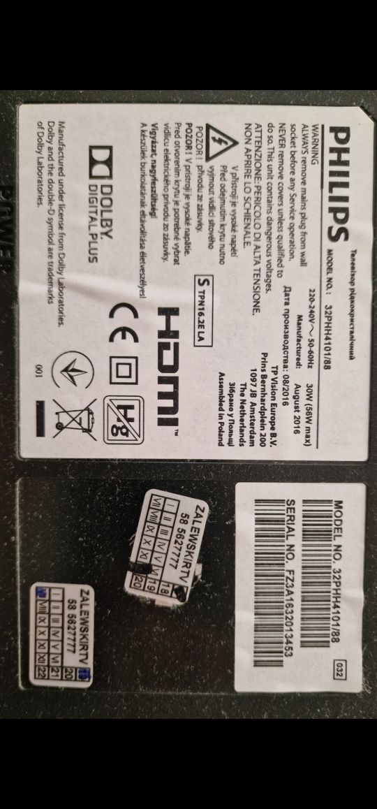 Telewizor Philips 32 cale , polecam