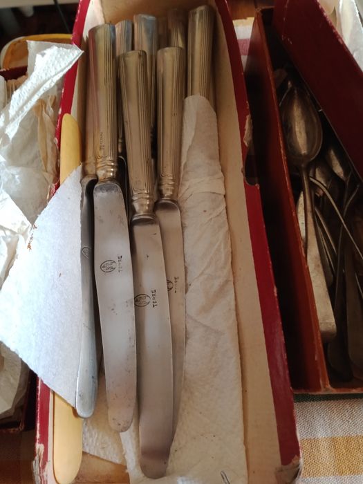 Talheres alpaca muito antigo pelo menos 100  anos