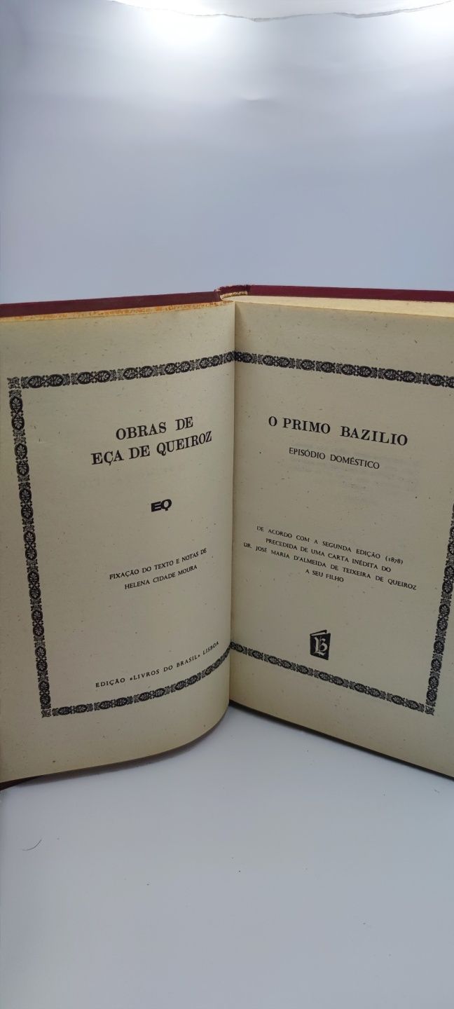 Livro- Ref CxB - Eça de Queiroz-  O Primo Bazilio