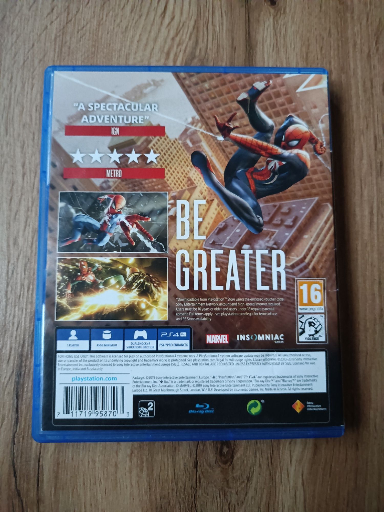 Marvel's Spider-Man PS4