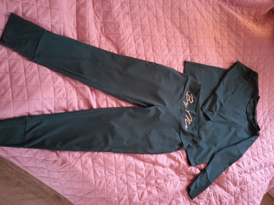 Dress By Me, butelkowa zieleń, r. S, 36 stan bardzo dobry