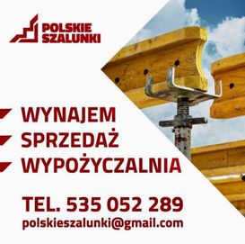 Wynajem szalunków stemple płyta szalunkowa szalunki Kielce