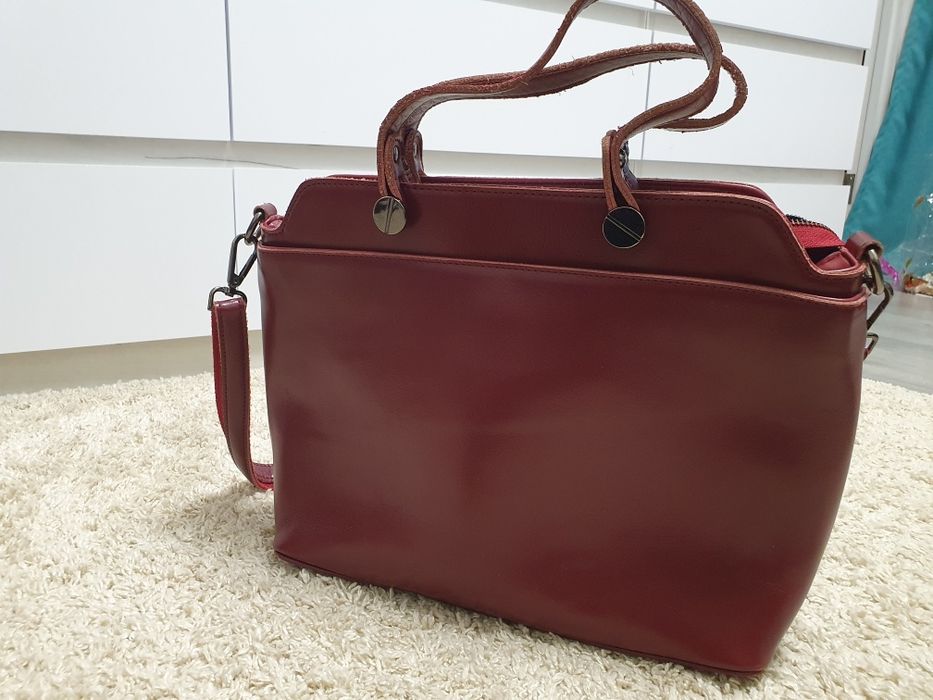 Шкіряна жіноча  сумка