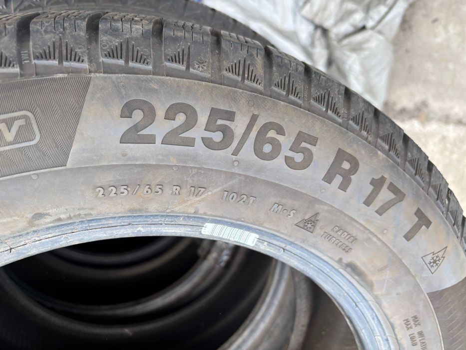 225-65-R17 CONTINENTAL CONTACT -6  комплект всесез резины GERMANY 2023