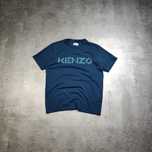 MESKA PREMIUM Koszulka Bawełna Granatowa duże Logo Kenzo Paris Luxury