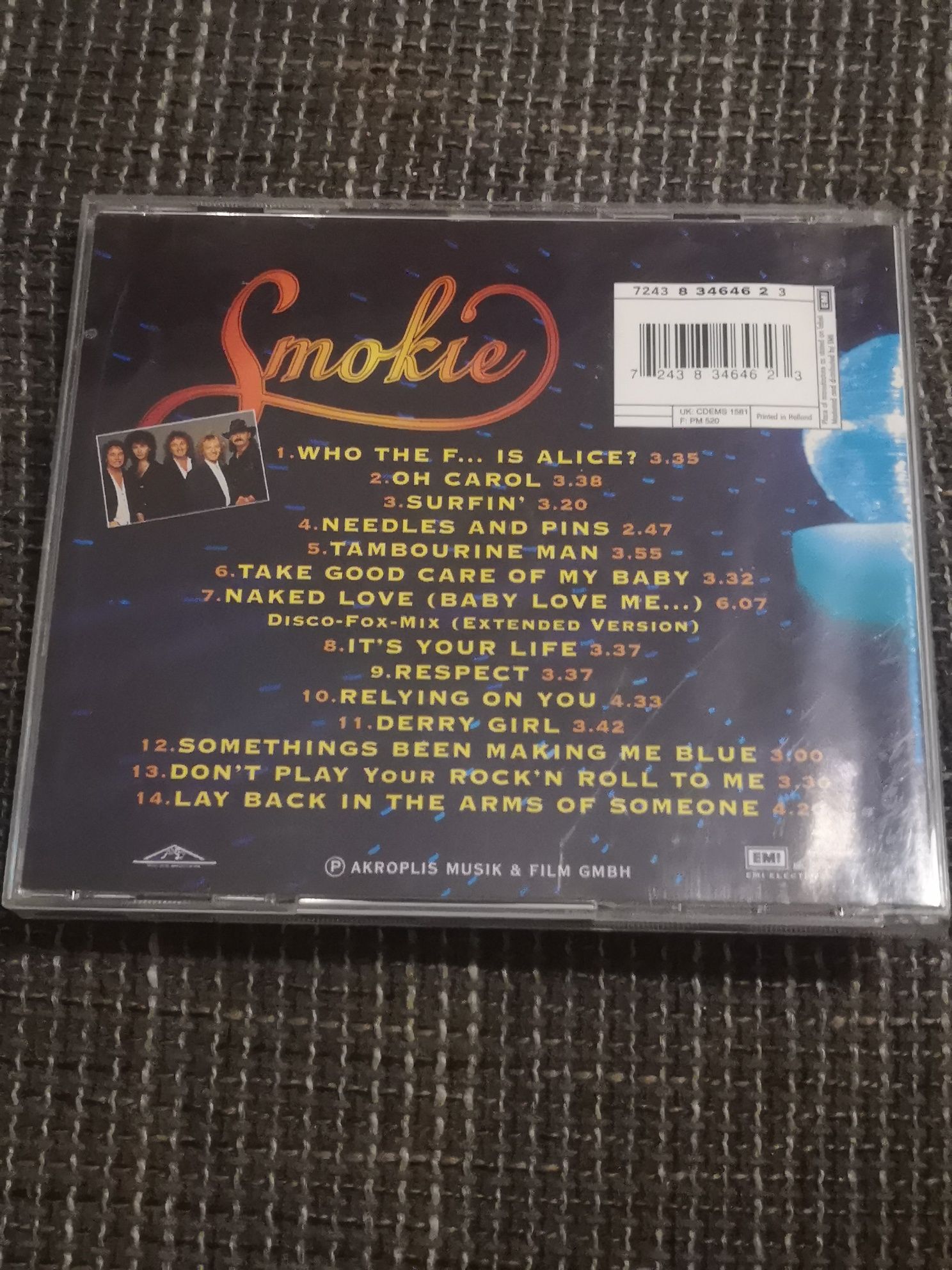 Smokie płyta cd bez cenzury stare wydanie