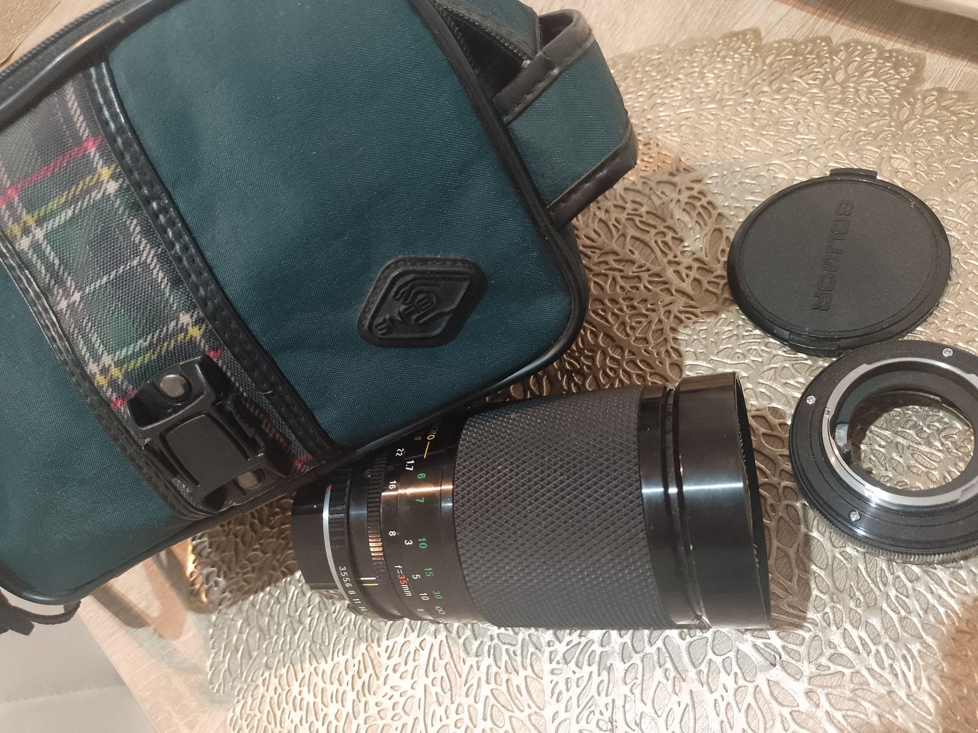 Aparat Minolta XD 7, 3 obiektywy, może być oddzielenie.