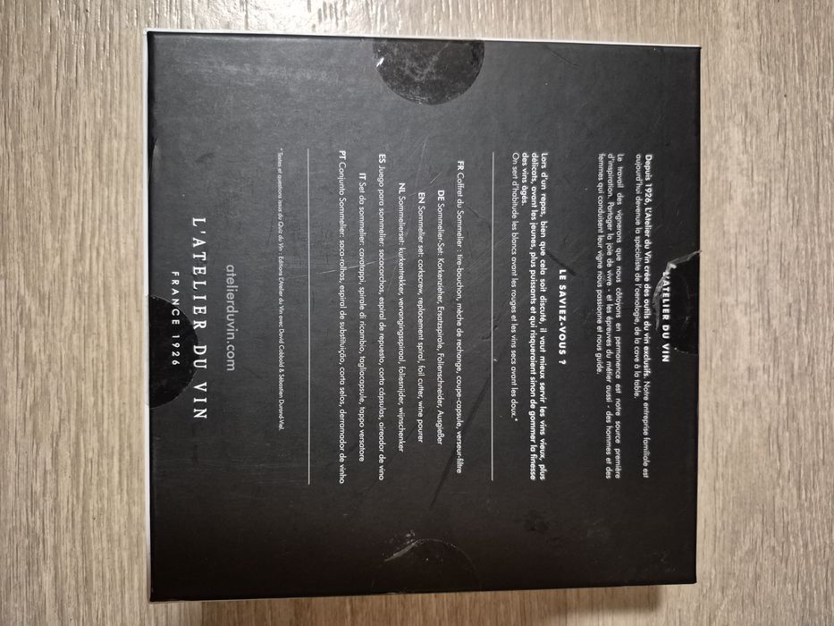 Zestaw akcesoriów do wina