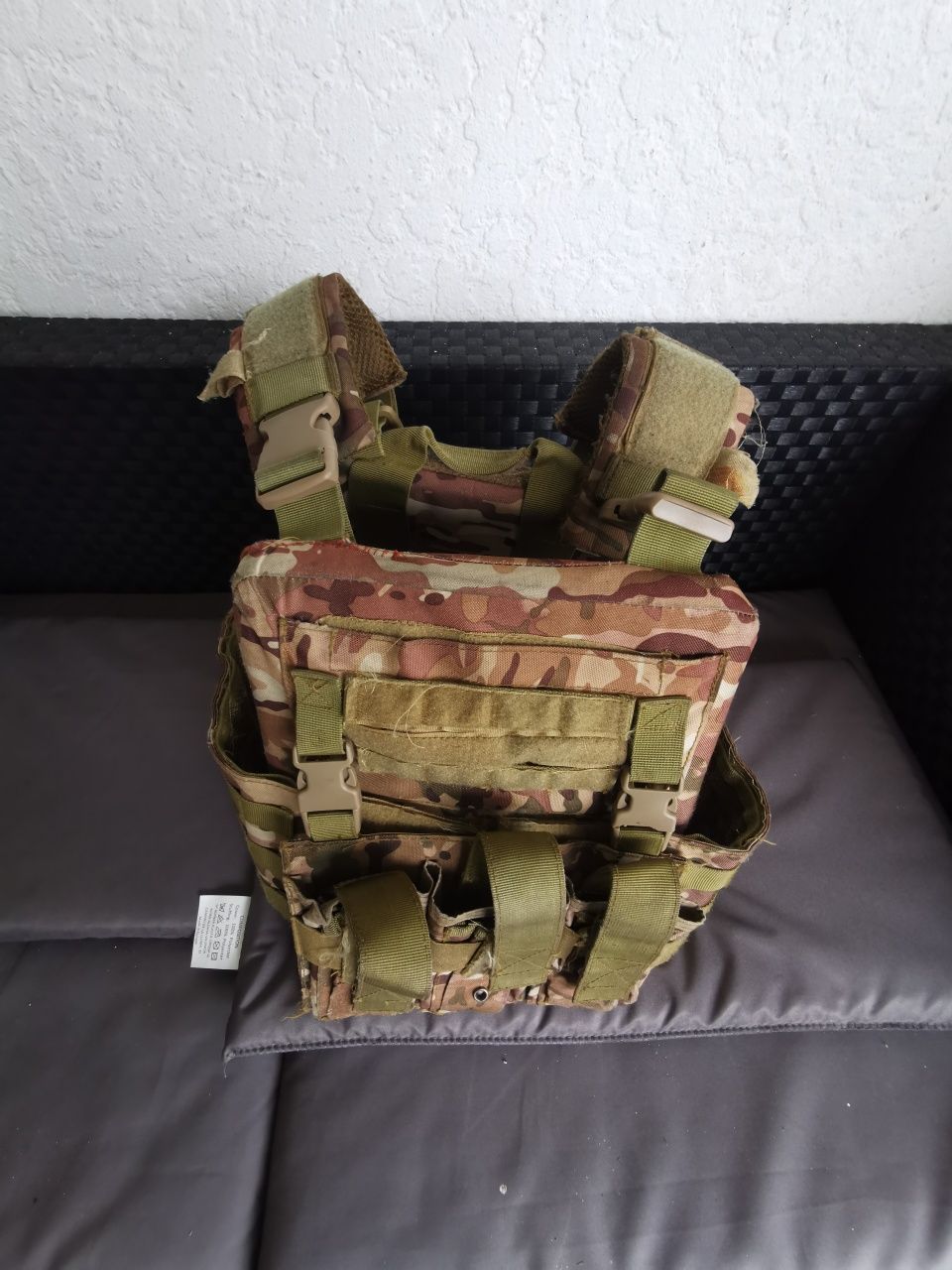Colete airsoft com algum uso