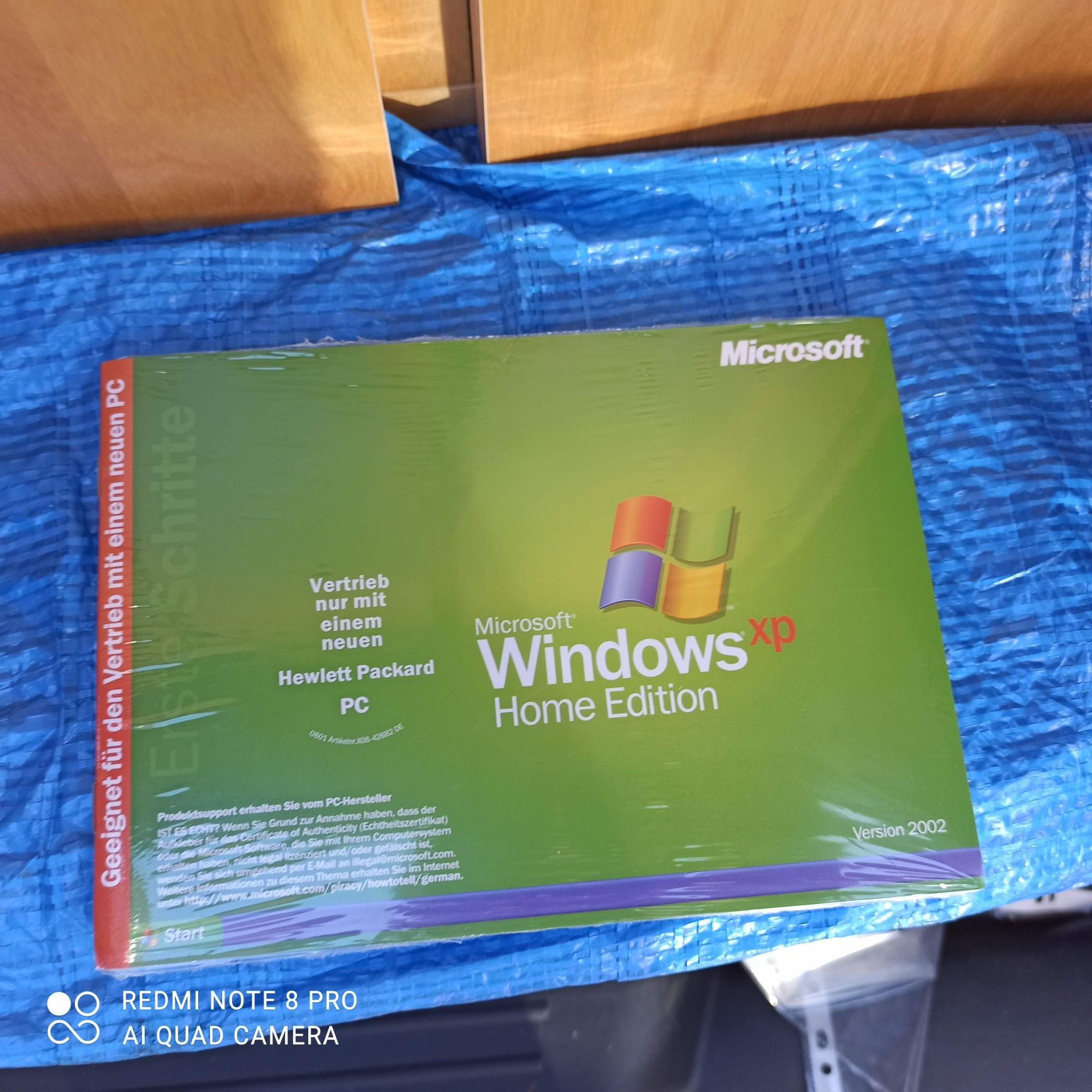 Windows XP home edition HP version 2002