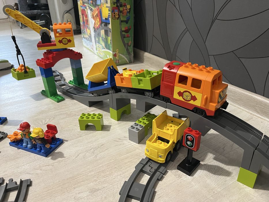 Lego duplo big train 10508 лего поїзд