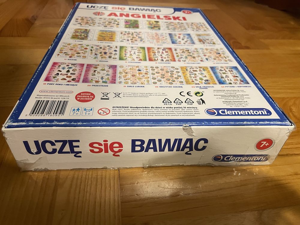 Uczę się bawiąc clementoni angielski mózg elektronowy. Rezerwacja