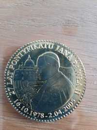 pamiątkowy medal 27 lat pontyfikatu Jana Pawła II