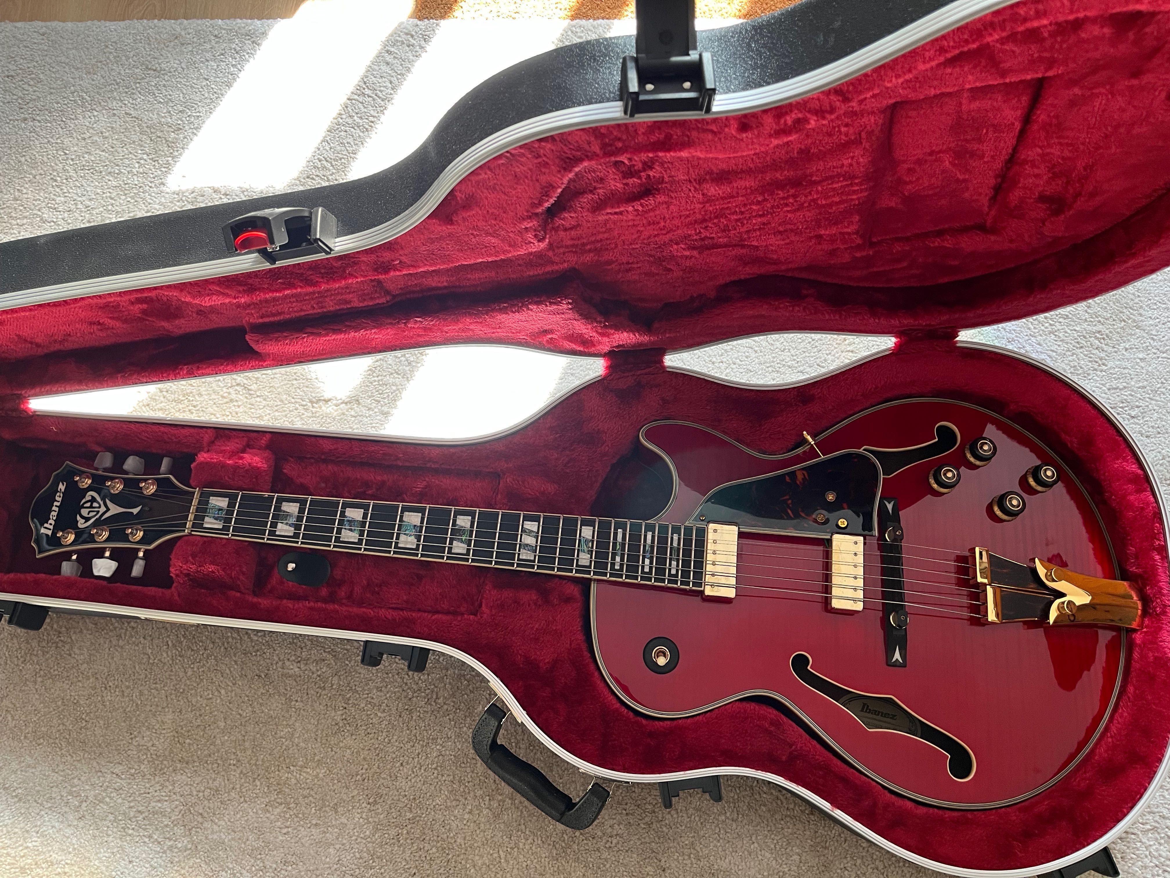 Ibanez George Benson GB10SEFM-SRR Sapphire Red