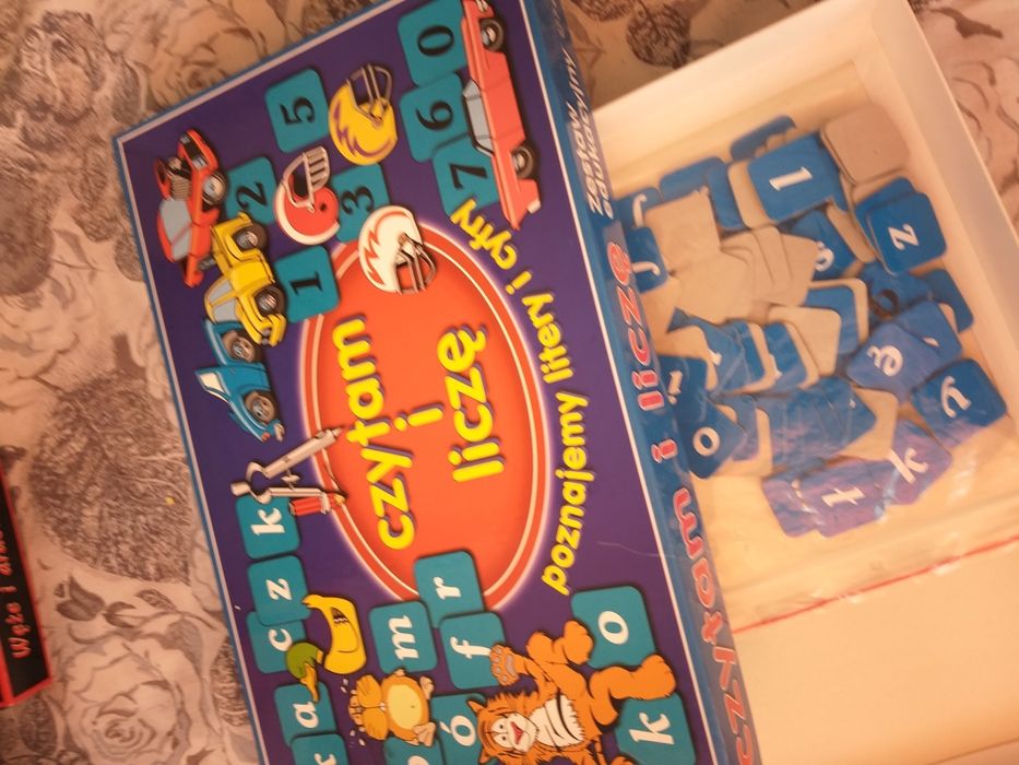 Czytam i liczę gra planszowa edukacyjna