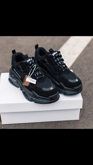 Balenciaga Triple S Clear Sole Black czarne 36-40 buty trampki