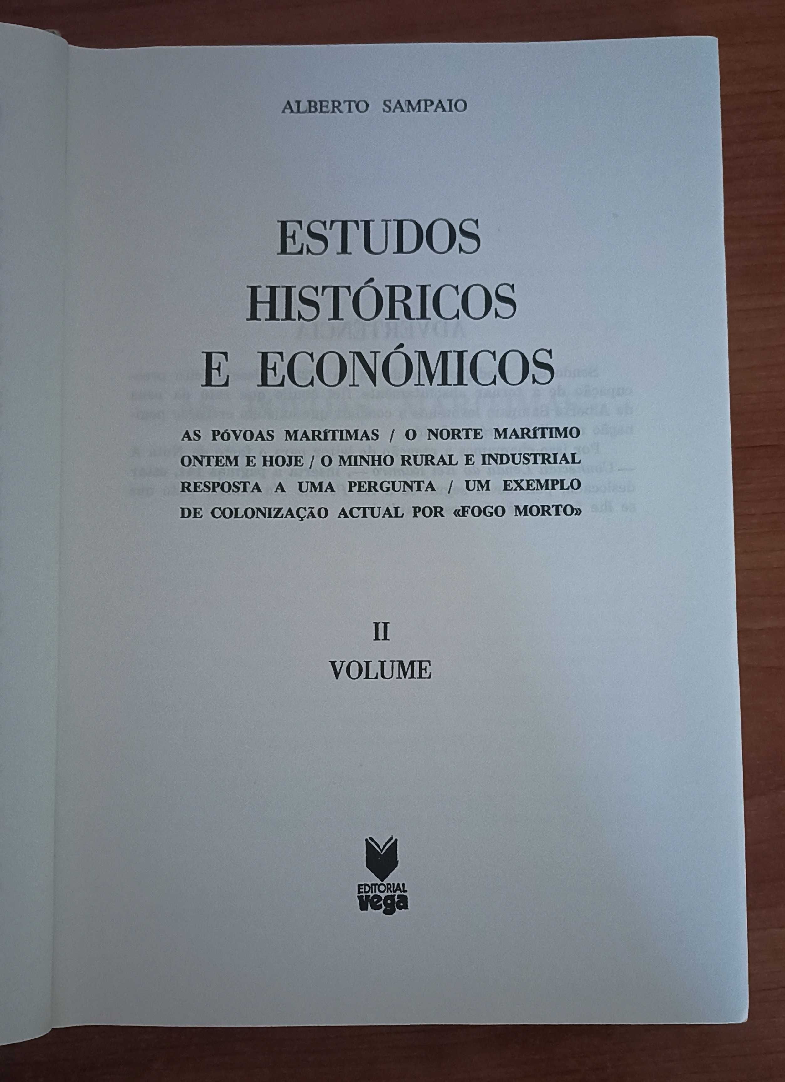 Estudos Históricos e económicos (2 Volumes)
