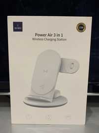 Бездротовий зарядний пристрій WiWU Power Air 3-in-1 Wireless Charger