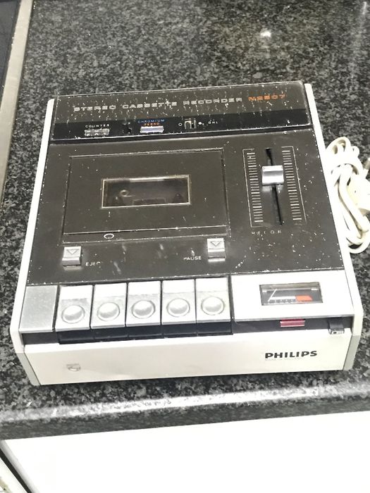 gravador de cassetes philips