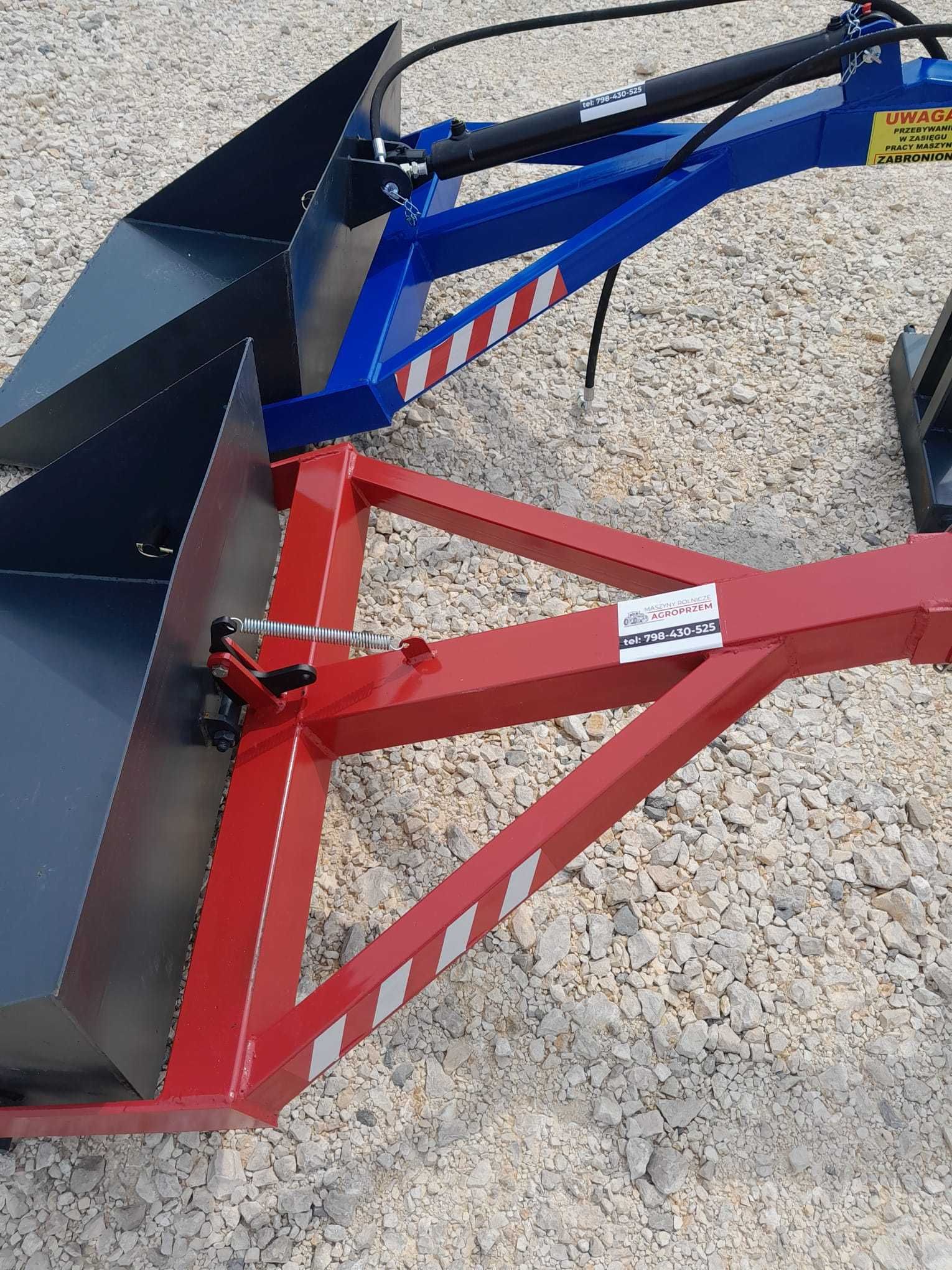 Tur tuz do mini Traktorka łyżka szufla hydraulika nowy na tył