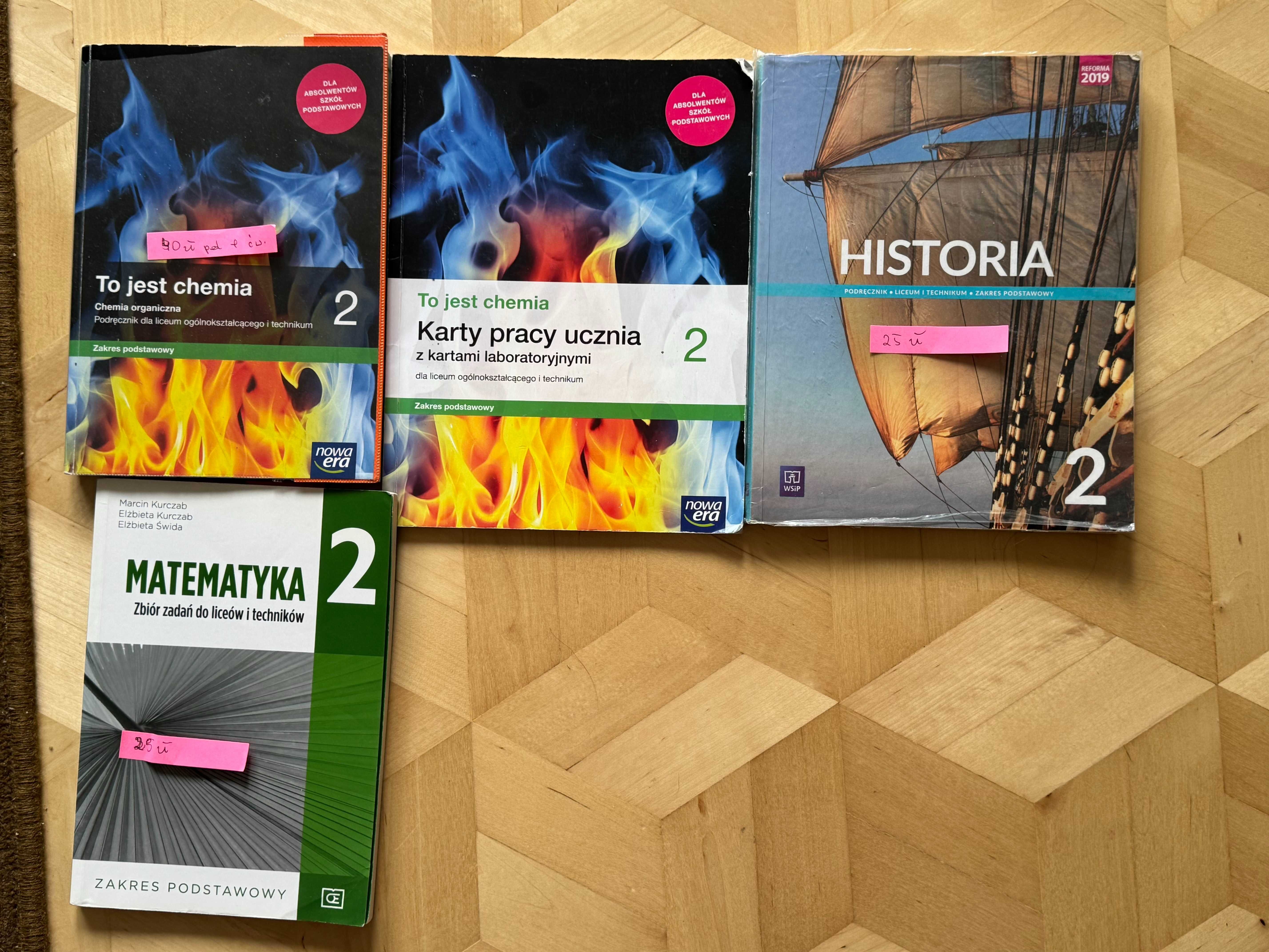 Podręczniki do klasy 2 LO lub technikum